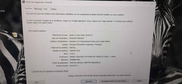 Vente d'ordinateur portable