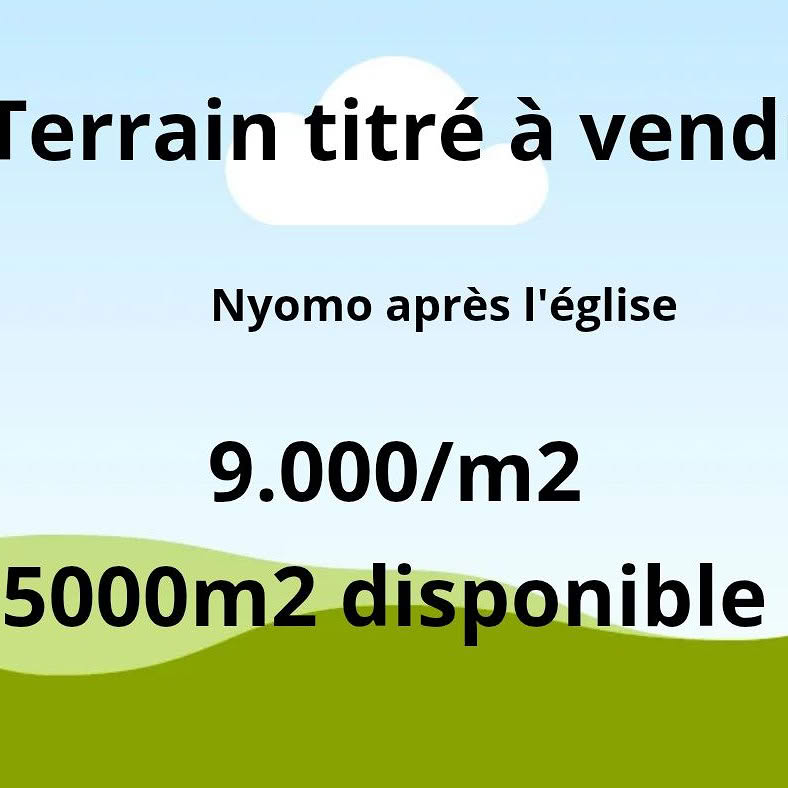 Terrain titré à vendre à Yaoundé 3