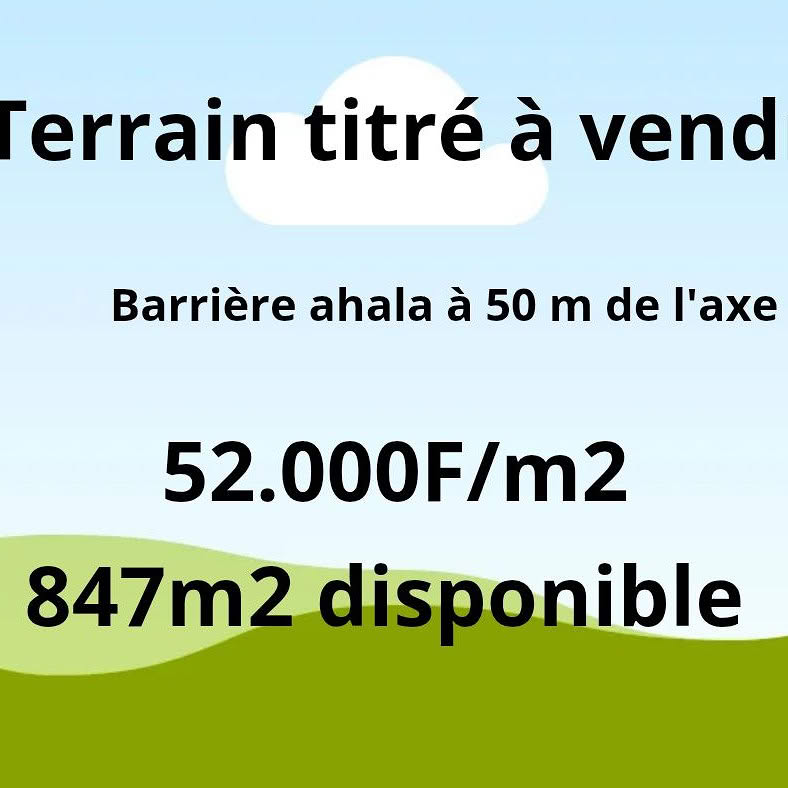 Terrain titré à vendre à Yaoundé 3