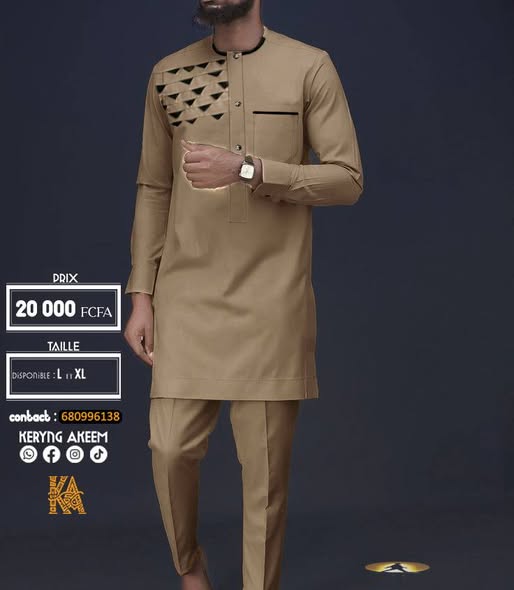 Ensemble tunique homme disponible