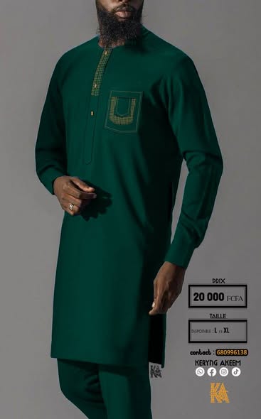 Ensemble tunique homme disponible