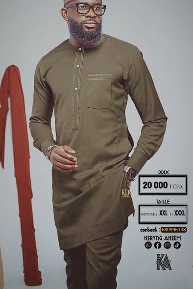 Ensemble tunique homme disponible