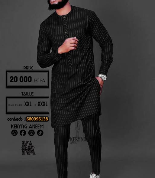 Ensemble tunique homme disponible