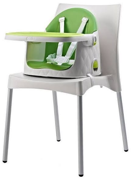 Chaise haute 3 en 1 et poussette pliable