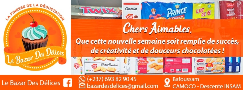 Produits disponibles au Bazar Des Délices