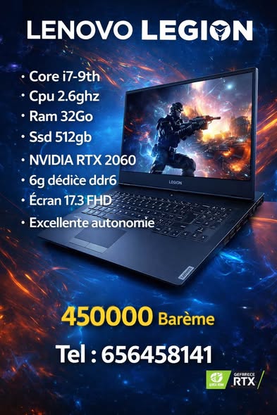 LENOVO LEGION – Performance & Élégance