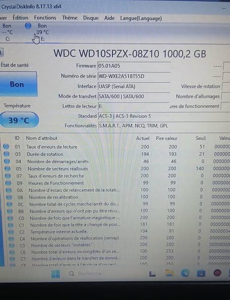 Vente de composants informatiques