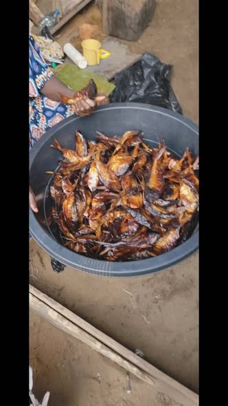 Poissons frais et fumés à Bafoussam