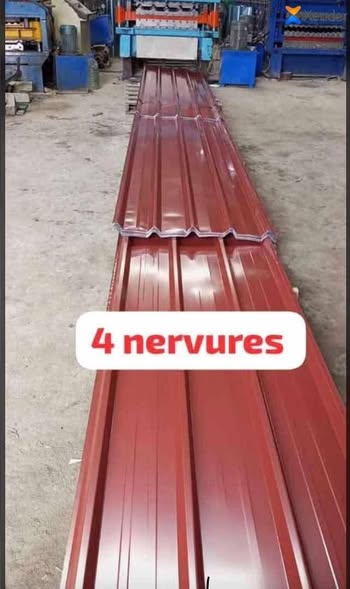 Toles bac et tuiles alumzin disponibles