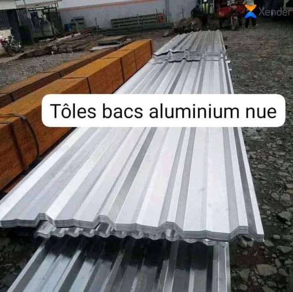 Toles bac et tuiles alumzin disponibles