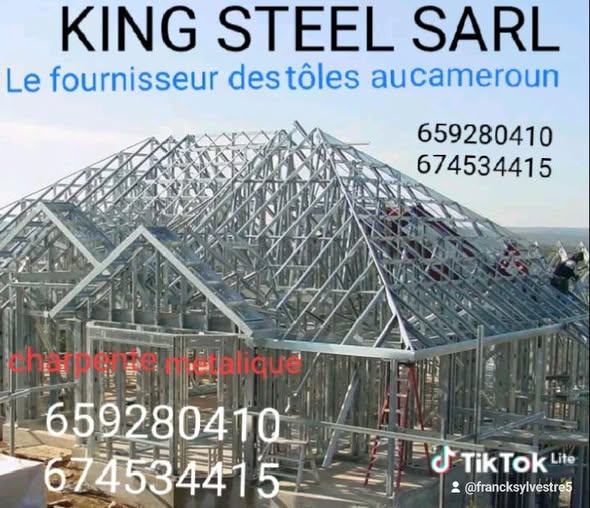 Réalisation charpente métrobond métallique