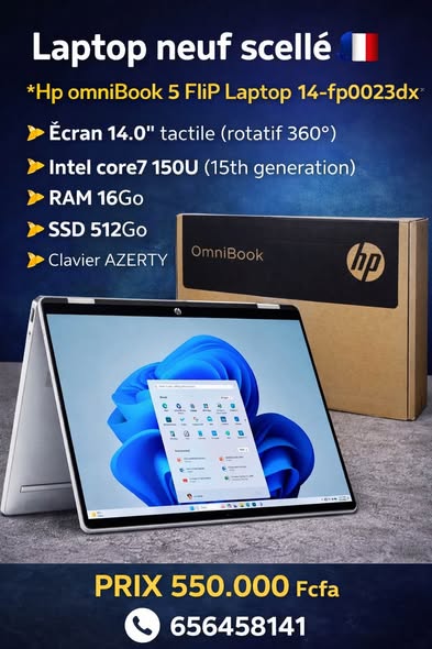Laptop neuf scellé HP OmniBook 5 Flip