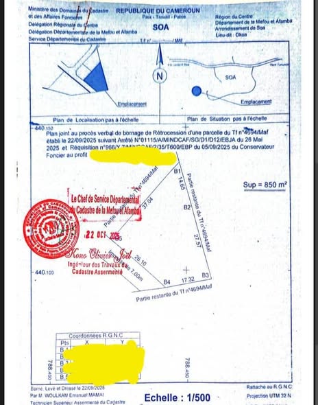 Deux lots de terrain à Soa