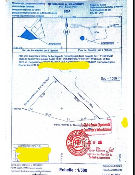 Deux lots de terrain à Soa