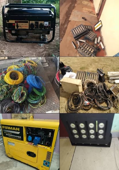 Stock des équipements électriques disponibles