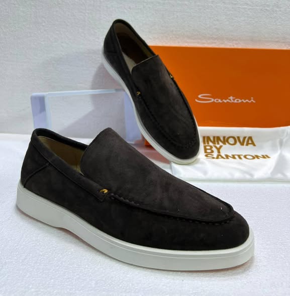 Chaussures Santoni en daim