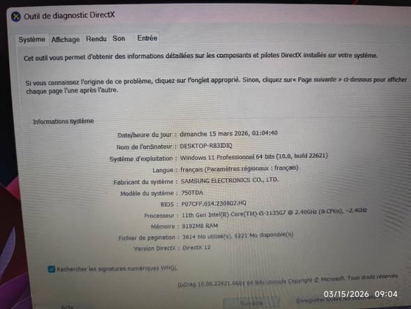 Samsung Galaxy Book 2022 Core i5