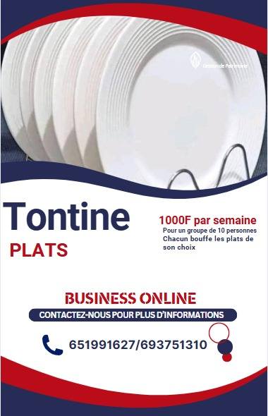 Tontine plats et ustensiles