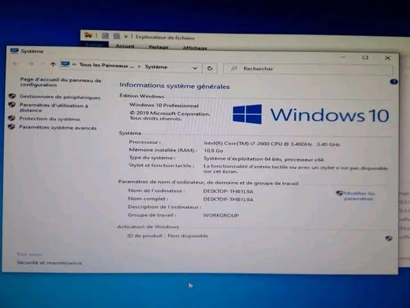 Unité centrale Acer Core i7