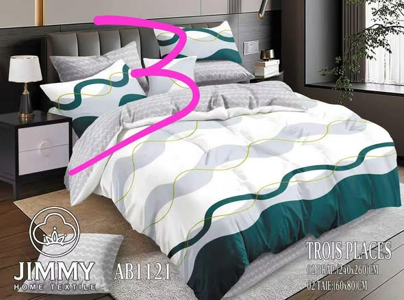 Arrivage des draps de 3 places
