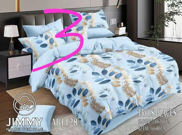 Arrivage des draps de 3 places