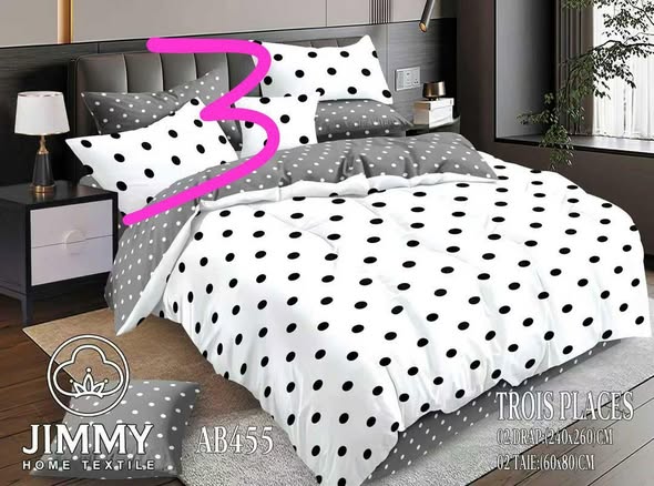 Arrivage des draps de 3 places