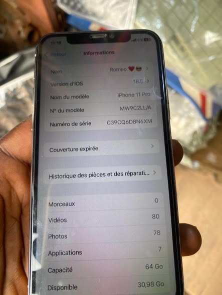 iPhone 11pro à vendre
