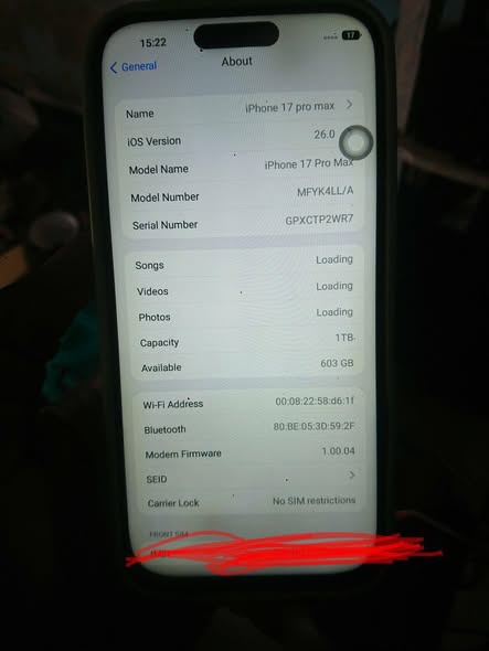 Copy android du iPhone 17 pro max