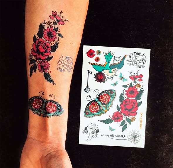 Tatouage temporaire disponible