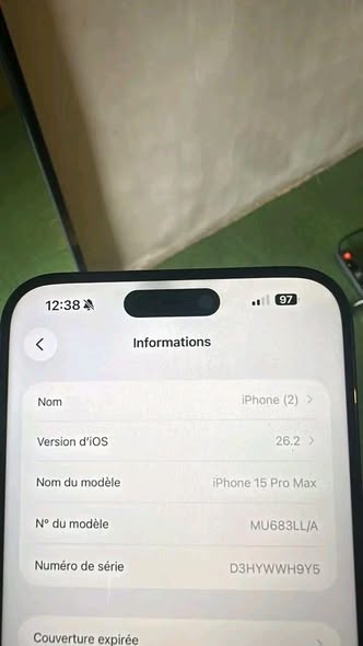 iPhone 15 Pro Max disponible