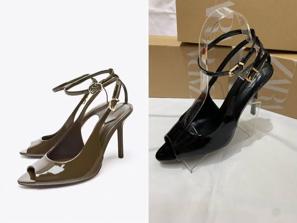 Mules et talons Zara de luxe
