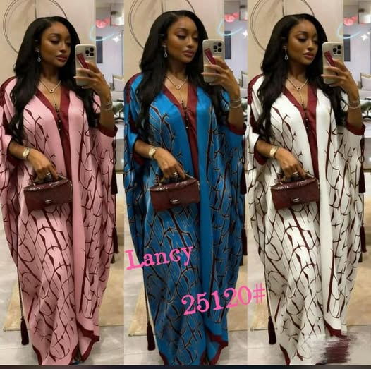 Larges robes dames avec foulard
