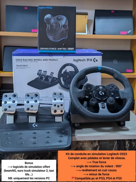 Kits de simulation de conduite disponibles