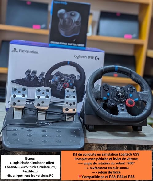 Kits de simulation de conduite disponibles