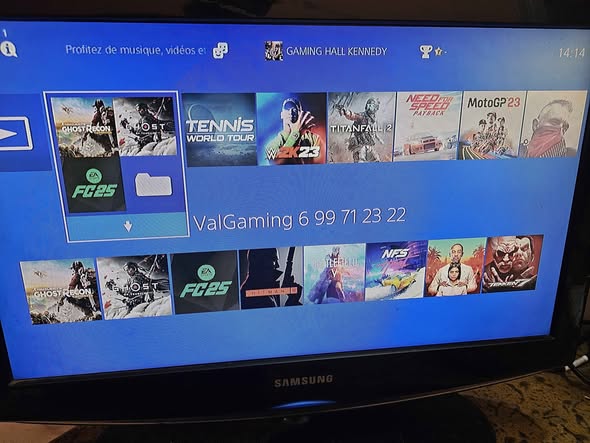 PS4 fat non pucer avec 1 tera et 16 jeux