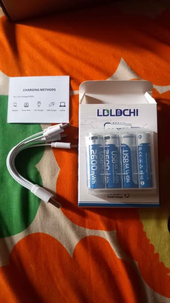Piles rechargeables usb 2600mWh