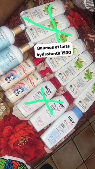 Grand déstockage de produits de beauté
