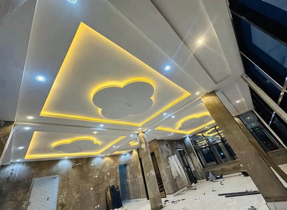 Travaux de plafonds en staff et décorations
