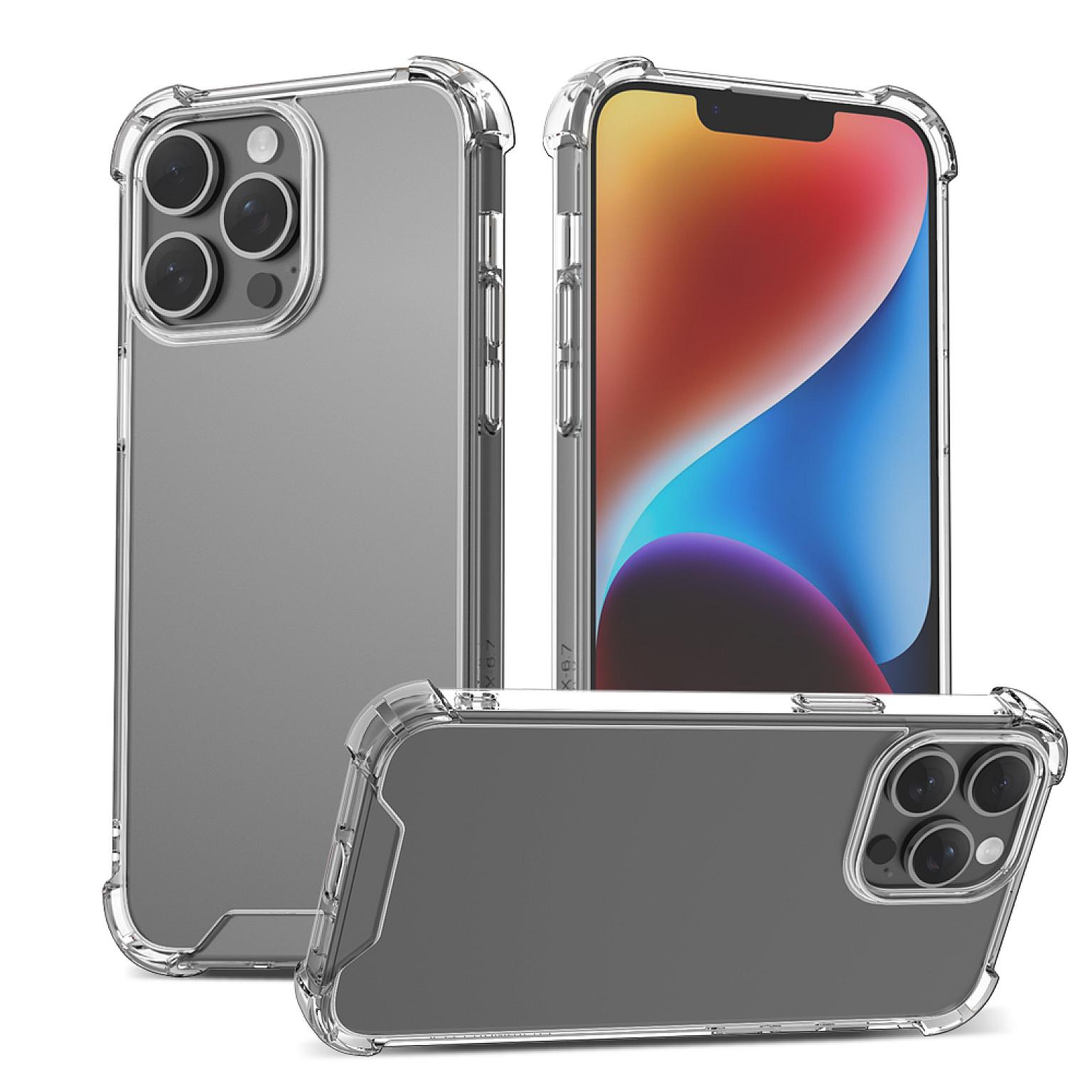 iPhone 14 Pro Max Clear Anti shock Armour CC01 Case view 3