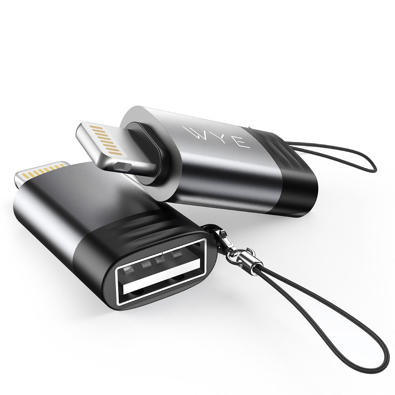 USB-A to 8-Pin OTG Adaptor view 1