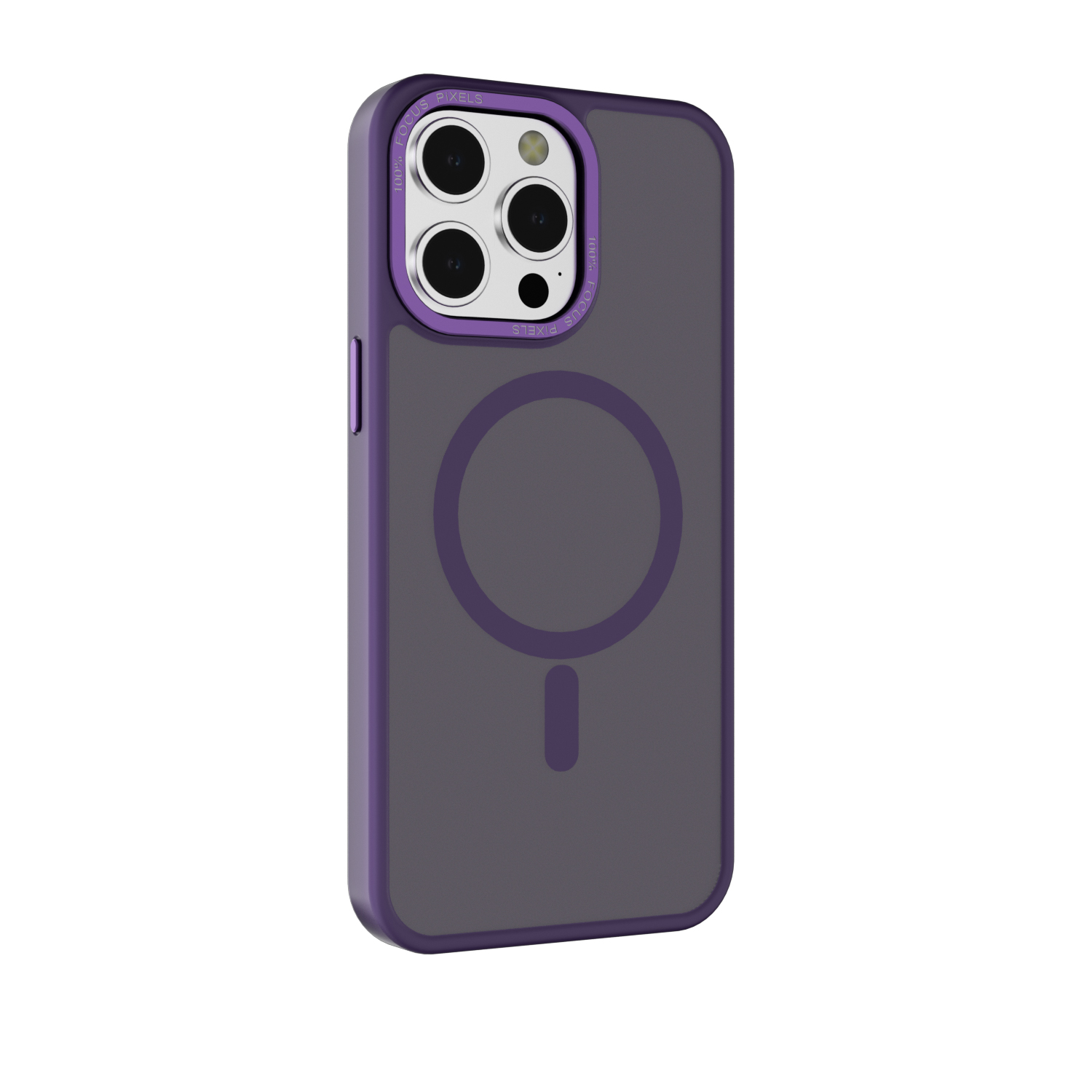iPhone 15 Pro Hard TPU Clear MagS PC03 Case