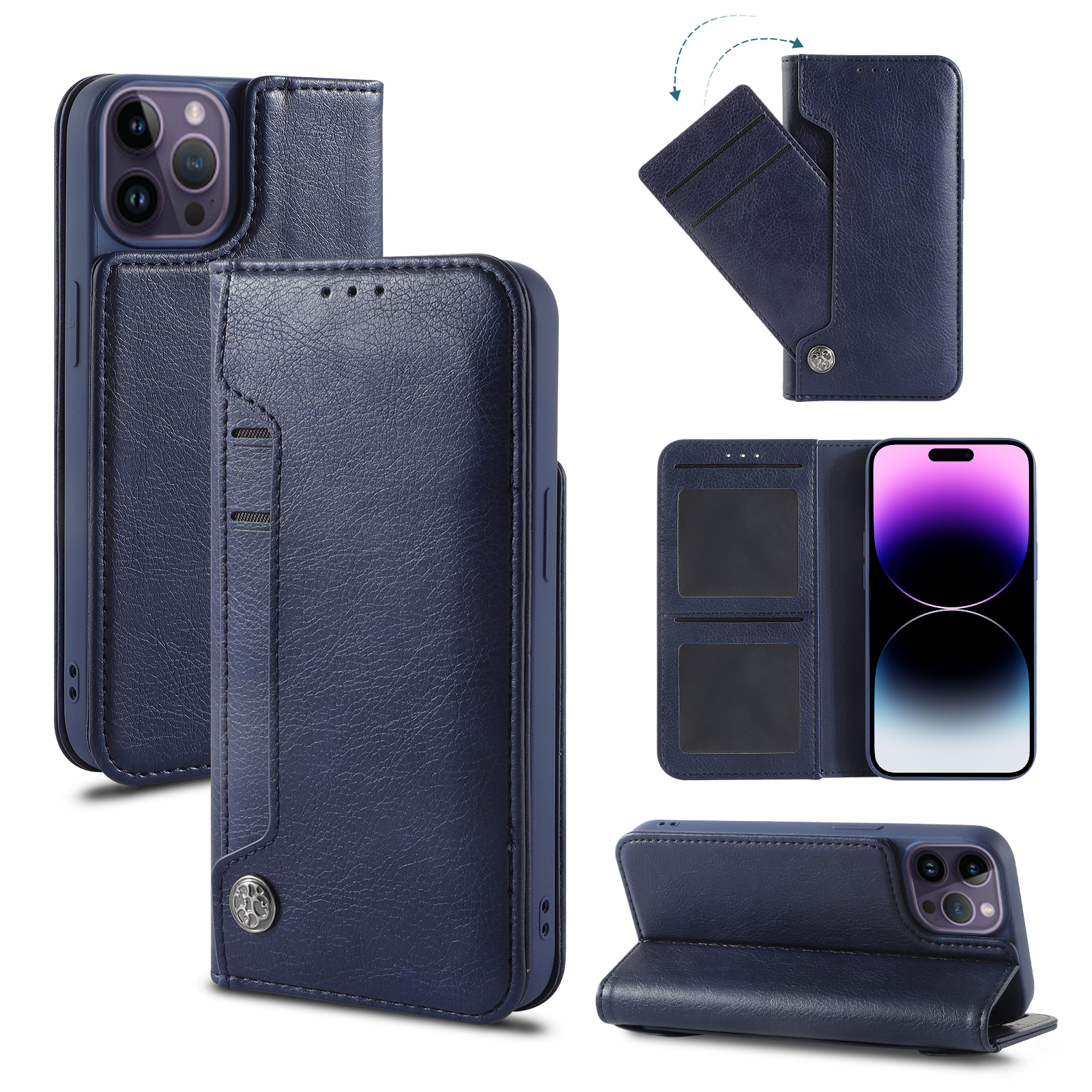 iPhone XS MAX Wallet Slide Pocket Case