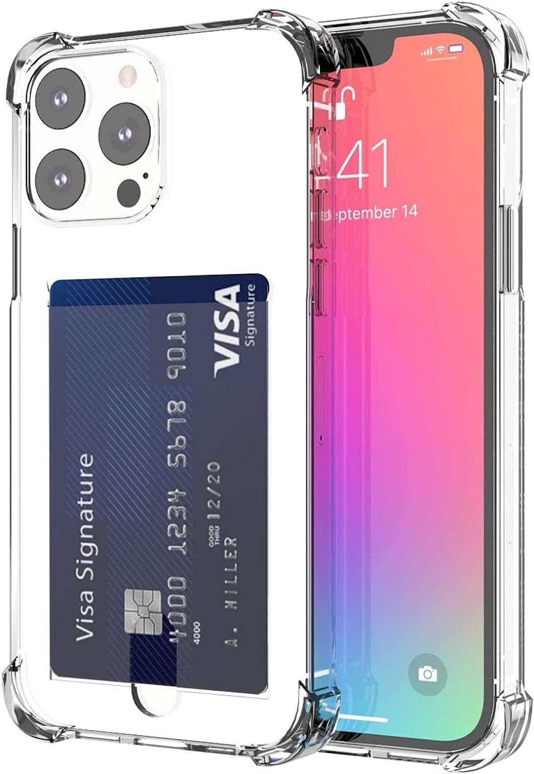 iPhone 16 Plus Clear Card Slot Case view 1