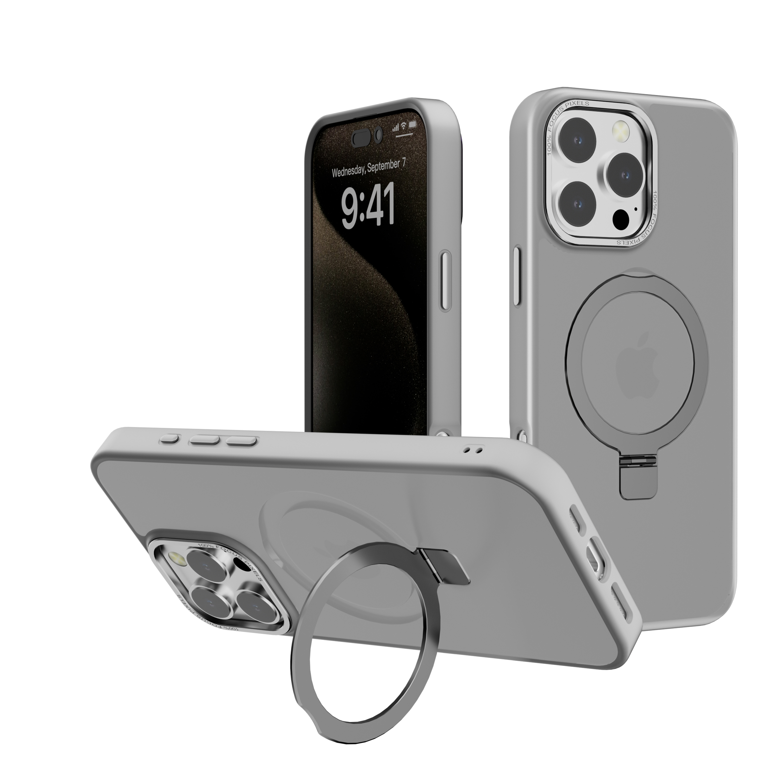 iPhone 17 Air MagS Metal Stand PC02 Case