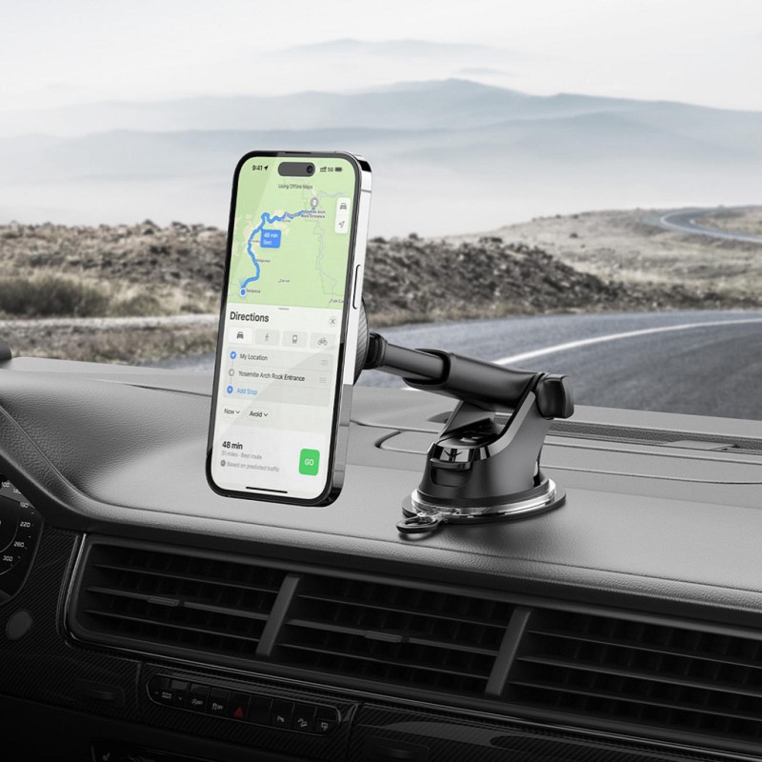 In-Car Magnetic Dashboard & Windshield Holder view 4