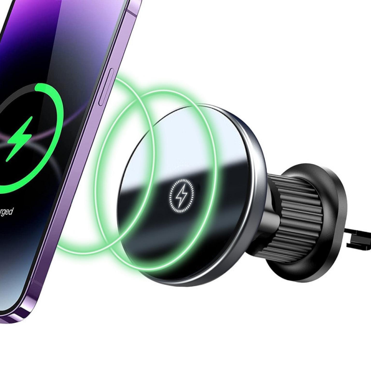 Wireless Magnetic Charging & Vent Holder view 2