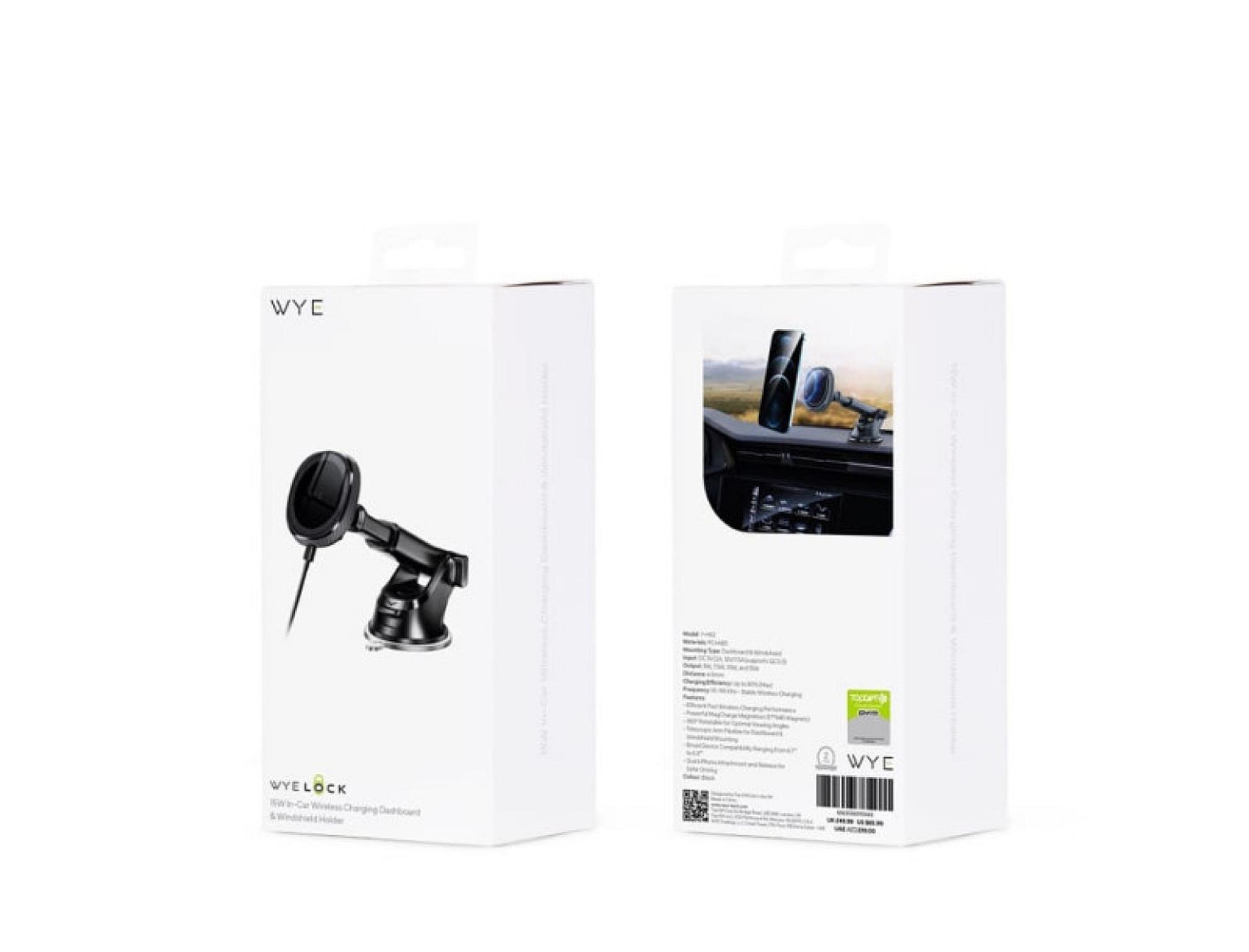 15W In-Car Wireless Charging Dashboard & Windshield Holder view 5
