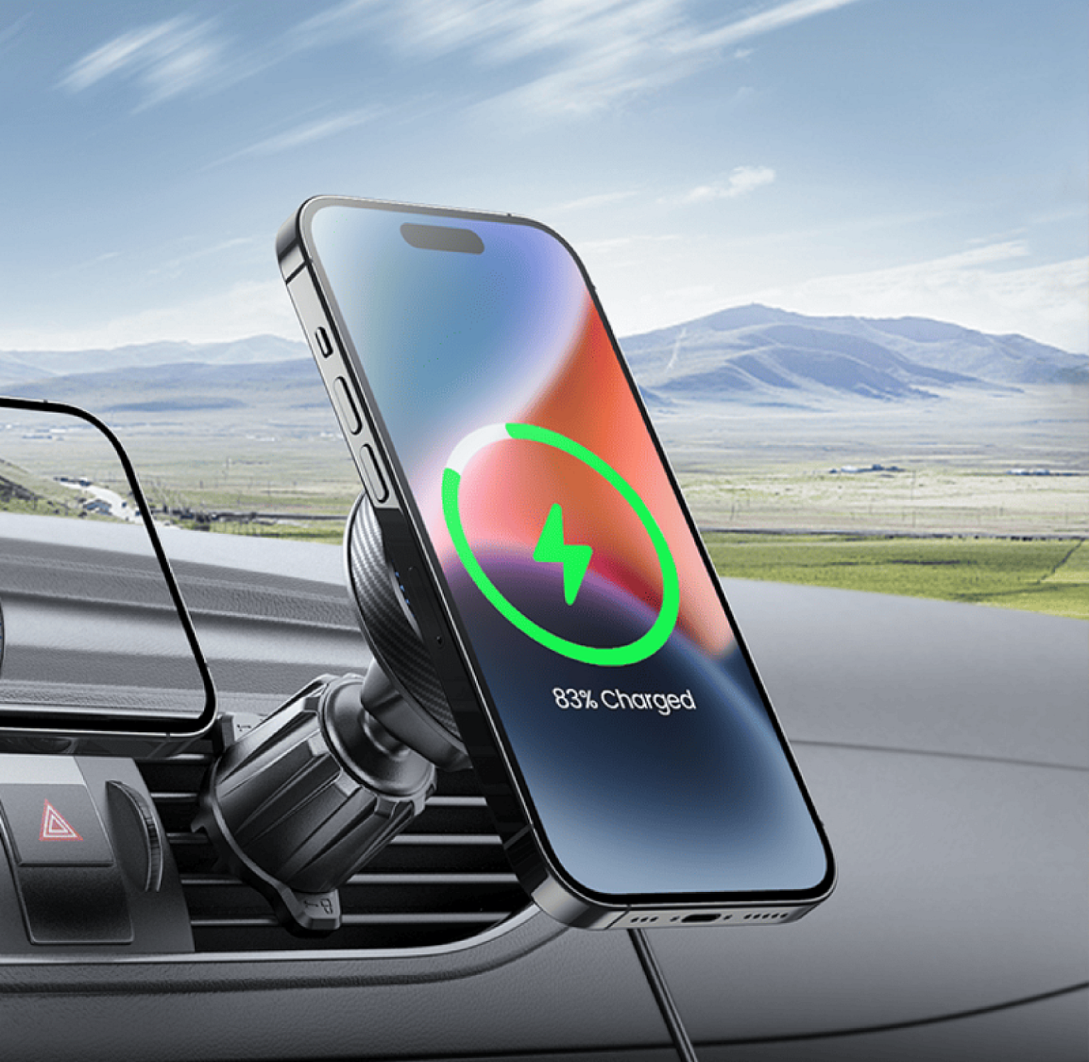 15W In-Car Wireless Charging  AirVent Holder view 5