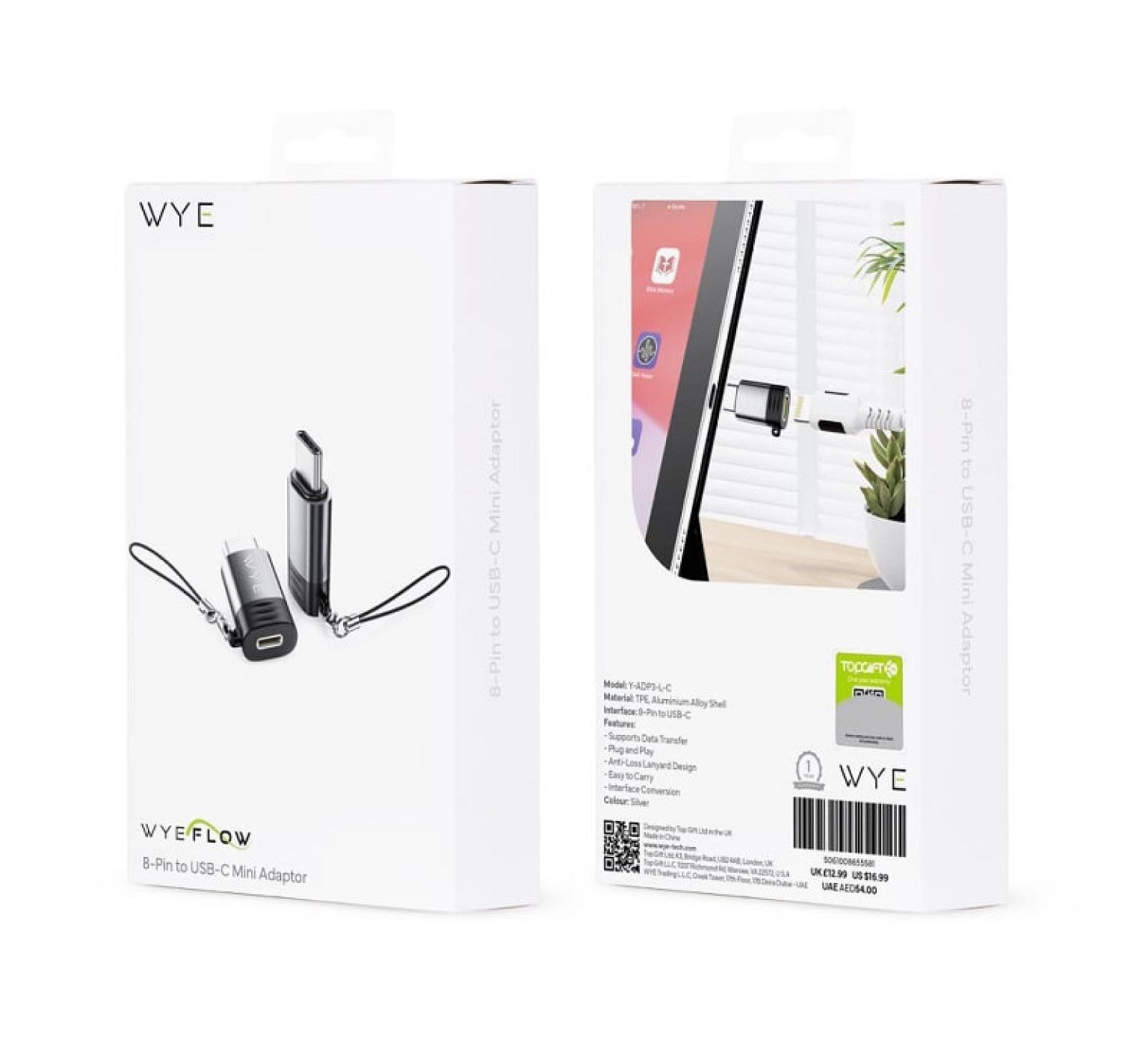 USB-C to 8-Pin Mini Adaptor view 4