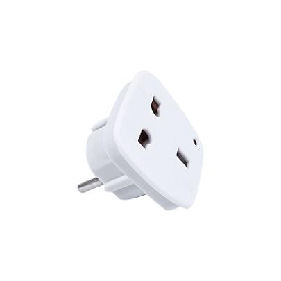 UK 3-PIN to Europe 2-PIN Travel Adaptor
